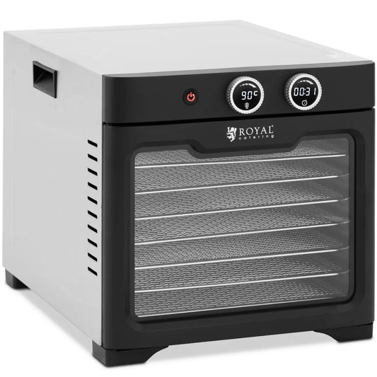 Royal Catering Food dryer for fruits, mushrooms, herbs, 8 racks, 800 W