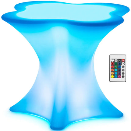 Royal Catering RGBW LED illuminated club bar table 80 x 80 x 110 cm – image 2