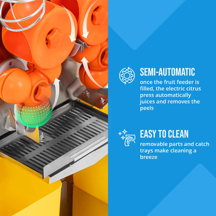 Royal Catering Semi-automatic orange juicer 20 pcs/min 120 W – image 5