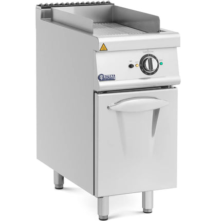 Royal Catering Grill plate, grooved electric grill with cabinet, 33.5 x 55 cm, 5.4 kW – image 2