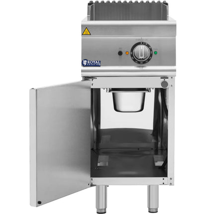 Royal Catering Grill plate, grooved electric grill with cabinet, 33.5 x 55 cm, 5.4 kW – image 7