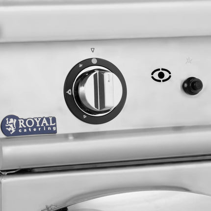 Royal Catering Grill, smooth grill plate with a cabinet for propane / LPG / natural gas 12 kW – image 3