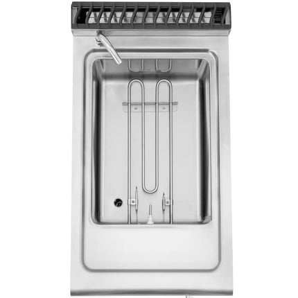 Royal Catering Electric bain marie with cabinet and tap 2x GN 1/2 2x GN 1/3 6000 W – image 12