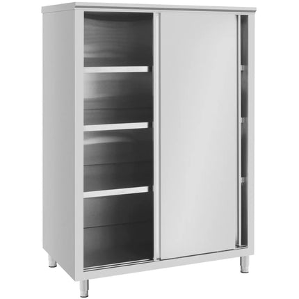Royal Catering Catering cabinet with sliding doors STEEL 120 x 70 x 180 cm – image 5