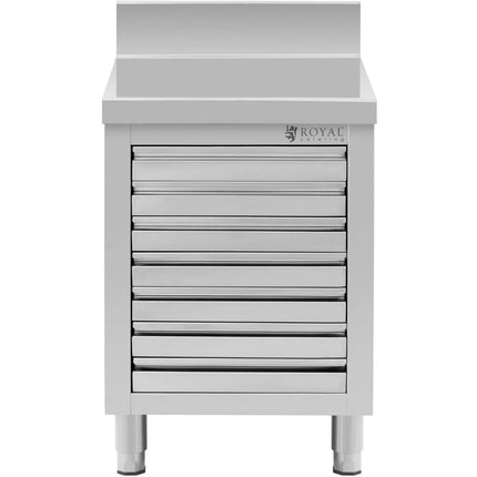 Royal Catering Pizza dough catering cabinet with edge, 7 drawers, 50 x 70 cm – image 6