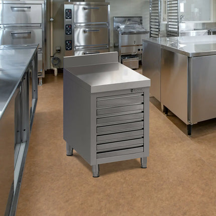 Royal Catering Pizza dough catering cabinet with edge, 7 drawers, 50 x 70 cm – image 7