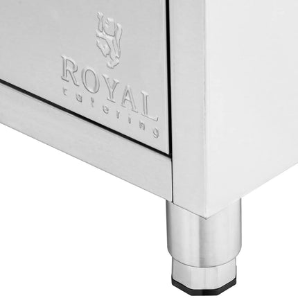 Royal Catering Wall-mounted catering cabinet with edge, 3 drawers, STEEL, 50 x 60 cm – image 8