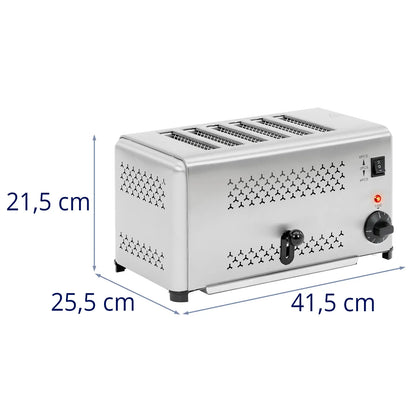 Royal Catering Toaster sandwich bread maker for 6 toasts, 2500 W – image 6