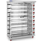 Royal Catering Gas rotisserie grill for 40 chickens, 8 skewers propane-butane 40 kW