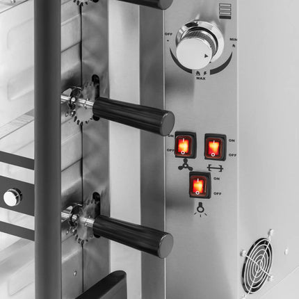 Royal Catering Gas grill, 6 skewers, for 36 chickens, 22 kW – image 2