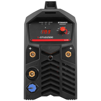 Capacitor welding machine for screw nails metal pegs M3 - M10 S-STUD2500 Juli Stamos Germany