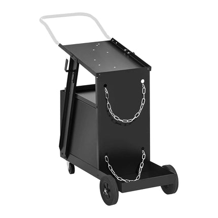 Stamos Germany Welding trolley steel with 3 drawers 2 shelves carrying up to 75kg – image 7