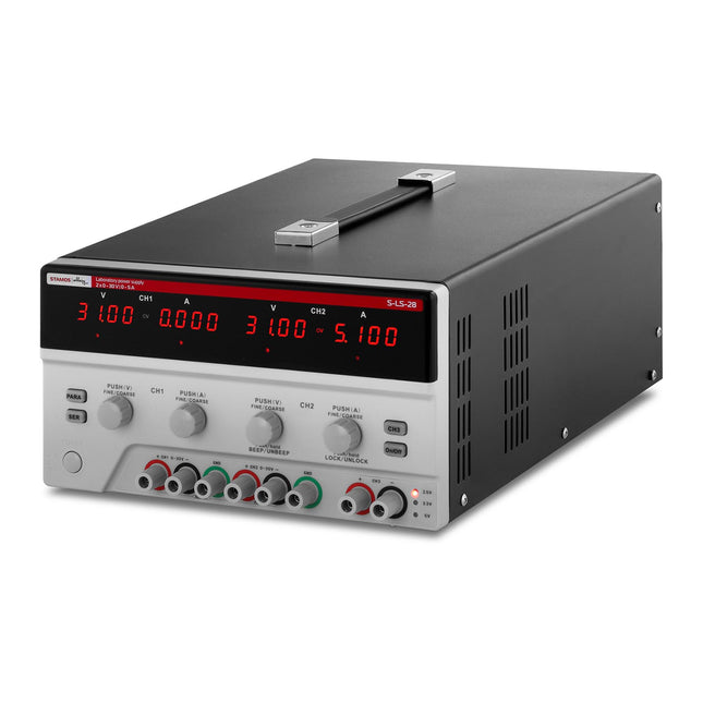 Stamos Soldering 3 channels laboratory power supply 0-30VDC 0-5A S-LS-28