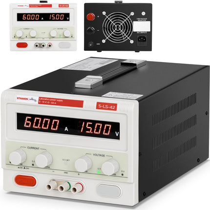 Stamos Soldering Laboratory power supply 0-15 V-0-60 A DC 900 W LED