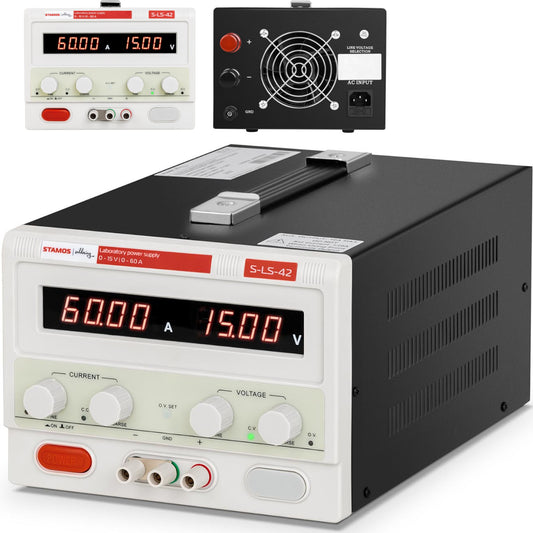 Stamos Soldering Laboratory power supply 0-15 V-0-60 A DC 900 W LED
