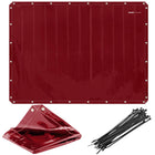 Stamos Germany Protection curtain screen 239 x 175 cm - red