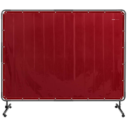 Stamos Germany Guard curtain with frame on wheels 239 x 175 cm - red – image 4