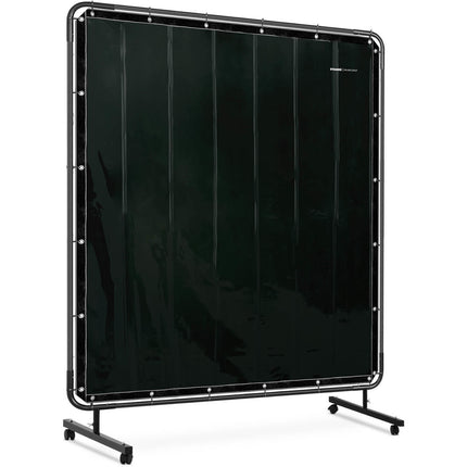 Stamos Germany Guard curtain screen with frame on wheels 174 x 174 cm - black – image 2