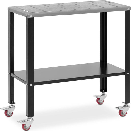 Stamos Germany Mobile welding table with shelf up to 544kg 91x46cm