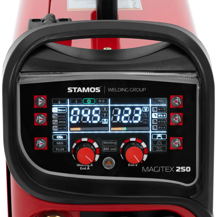 Stamos Germany MIG/MAG MMA FLUX IGBT TIG Liftarc 250 A inverter welding machine – image 3
