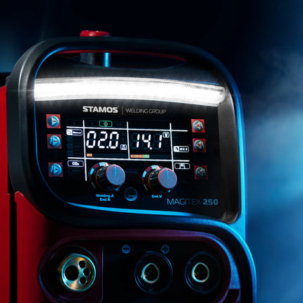 Stamos Germany MIG/MAG MMA FLUX IGBT TIG Liftarc 250 A inverter welding machine – image 4