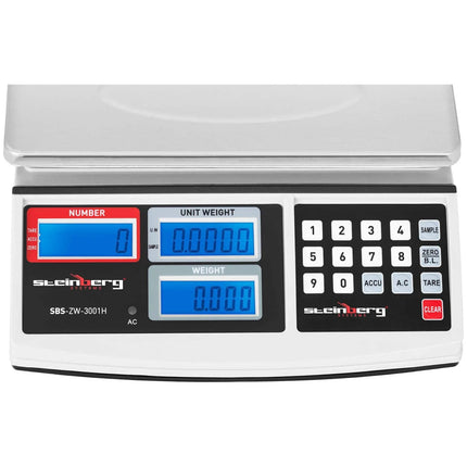 Control weight counting the pieces SBS-ZW-3001H LCD up to 30kg