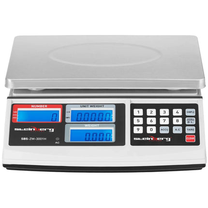 SBS-ZW-3001H LCD vienību skaitīšanas svari līdz 30kg 