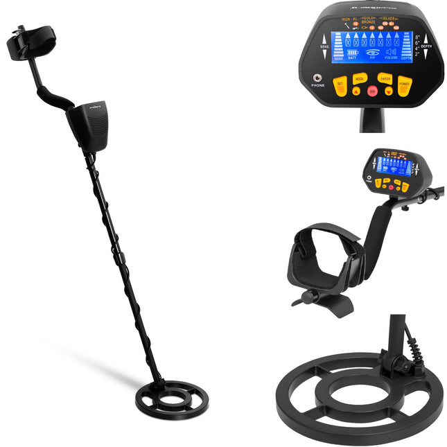 Steinberg Systems Metal detector waterproof length 121 cm range 1.2 m SBS-MD-5