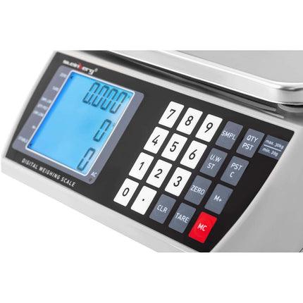 Steinberg Systems Commercial store scale counting LCD 22.3 x 17.4 cm 30 kg / 1 g – image 3