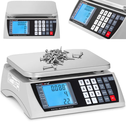 Steinberg Systems Commercial store scale counting LCD 22.3 x 17.4 cm 30 kg / 1 g