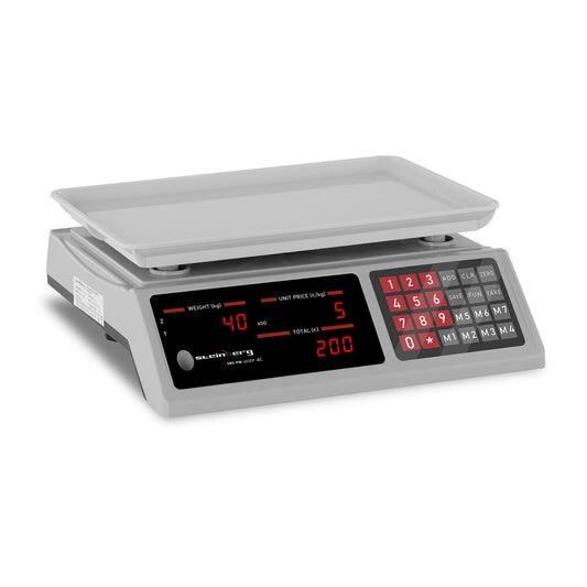 Steinberg Systems Shop weight counting art 336x238mm power supply + battery 40kg / 2g - white