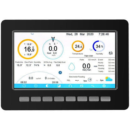 Steinberg Systems Wireless solar weather station 7in1 LCD WiFi 100m – image 4