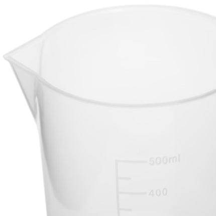 Steinberg Systems Plastic lab beaker with 500 ml scale - 10 pieces. – image 3