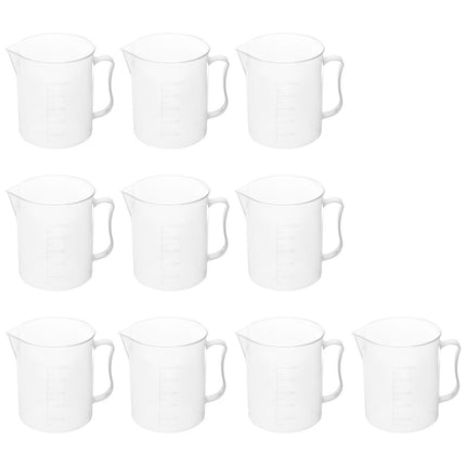Steinberg Systems Plastic lab beaker with 500 ml scale - 10 pieces. – image 4