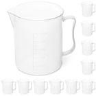 Steinberg Systems Plastic lab beaker with 500 ml scale - 10 pieces.