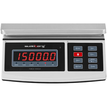 Steinberg Systems Postal scale platform 21 x 27cm battery + power supply 15kg / 0.5g – image 3