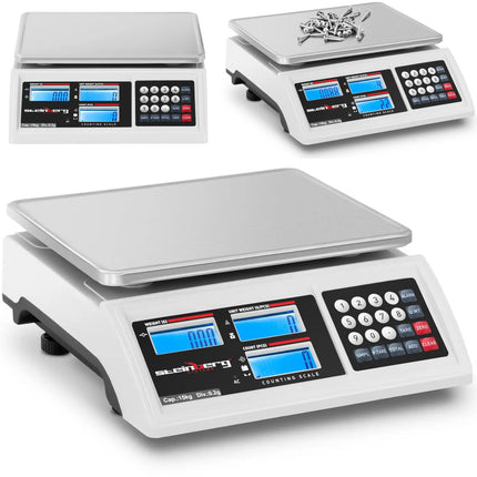 Steinberg Systems Commercial shop scale counting LCD RS232 15000 g / 0.2 g