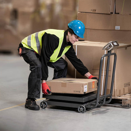 Steinberg Systems Industrial platform scale on wheels 600 kg / 100 g LCD – image 5