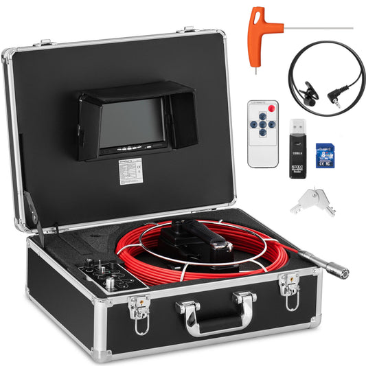 Steinberg Systems Endoscope diagnostic inspection camera in case 12 LED TFT 7 '' SD 30 m