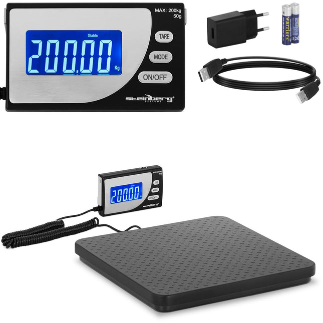 Steinberg Systems Industrial weight pack up to 200 kg / 50 g LCD USB