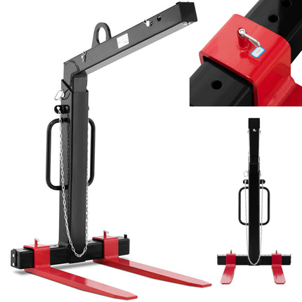 Steinberg Systems Crane forks for pallets, self-leveling HDS sling, adjustable, up to 2000 kg, 2 t