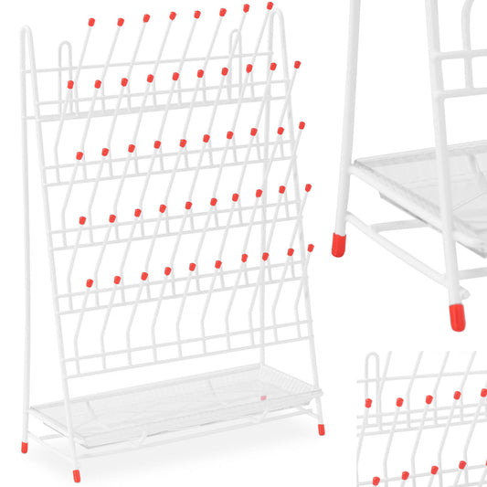 Steinberg Systems Dryer laboratory stand for test tubes with a filter tray for 48 tubes