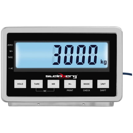 Steinberg Systems LCD warehouse platform scale 120 x 120 cm 3000 kg / 1 kg – image 9