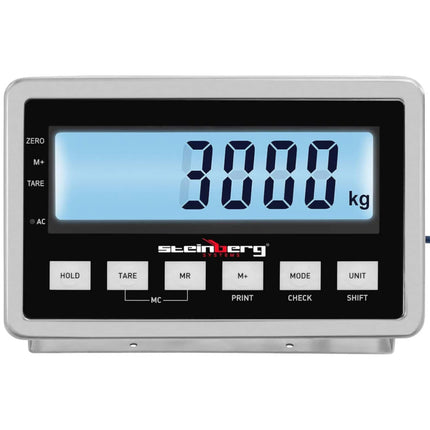 Steinberg Systems LCD warehouse platform scale 120 x 120 cm 3000 kg / 1 kg – image 3