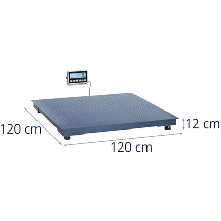 Steinberg Systems LCD warehouse platform scale 120 x 120 cm 3000 kg / 1 kg – image 6