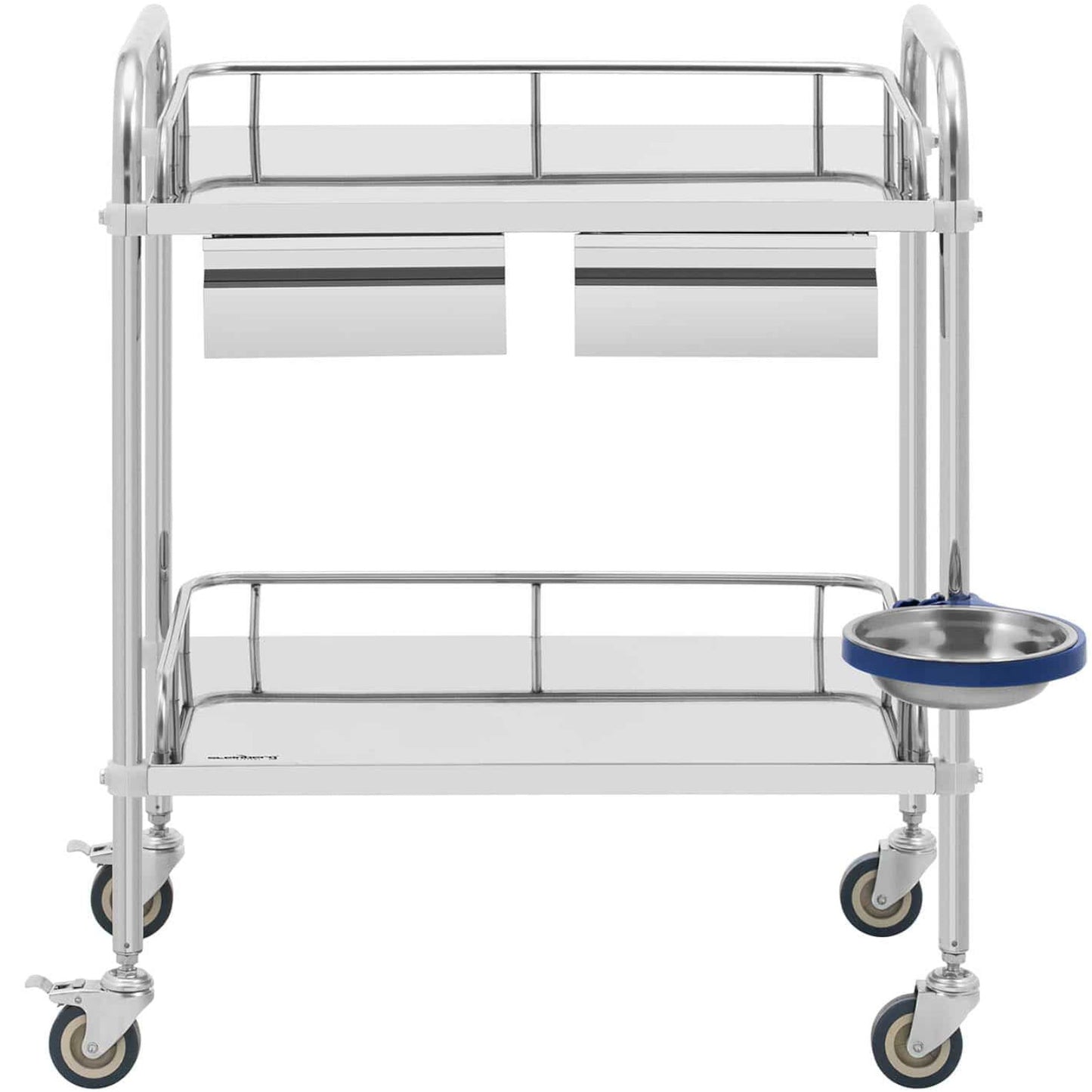 Steinberg Systems Laboratory cosmetic treatment trolley made of steel, 2 drawers, 2 shelves, 85 x 54 x 28 cm – image 9