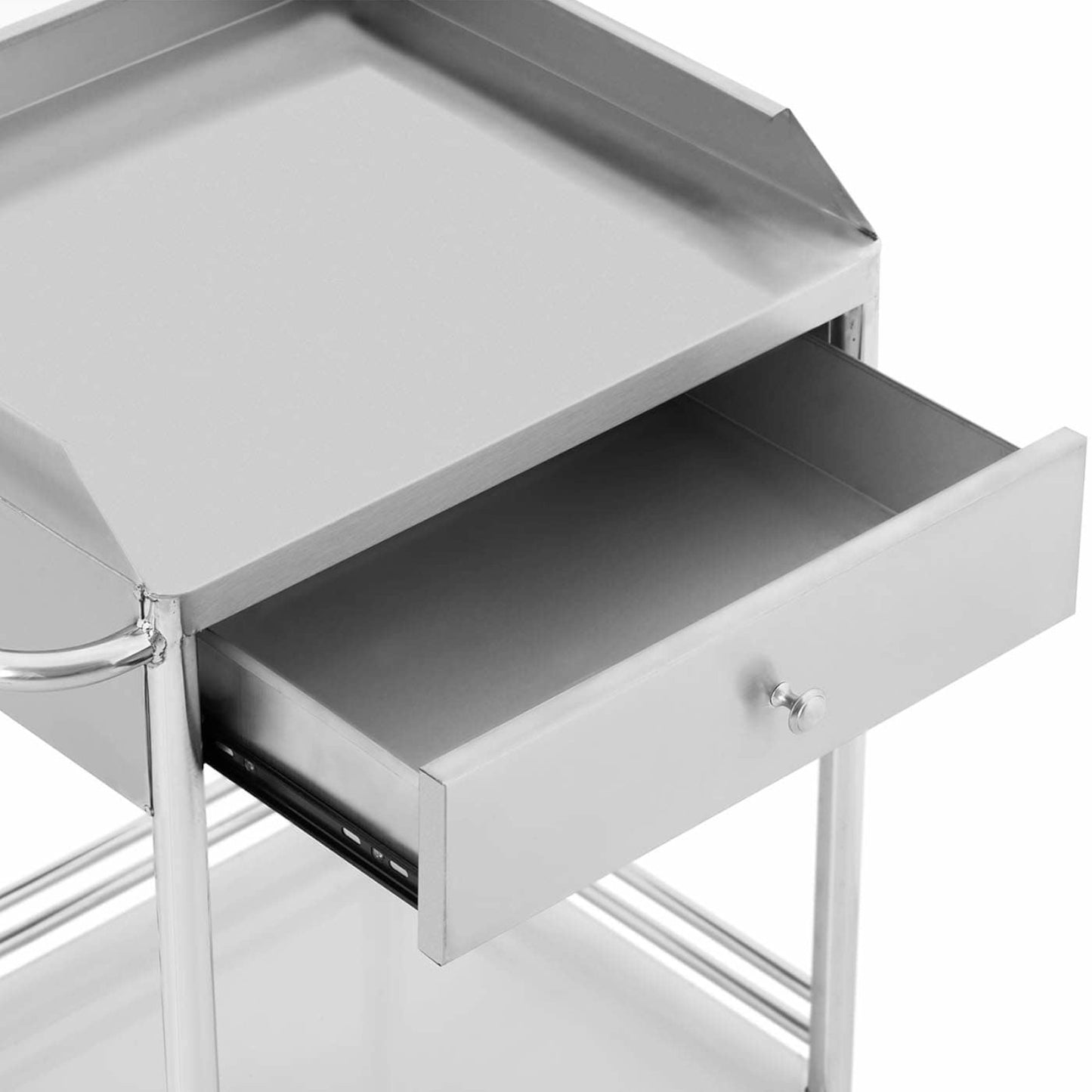 Steinberg Systems STEEL hotel service trolley, 2 shelves, drawer, 62 x 82 x 46 cm – image 3
