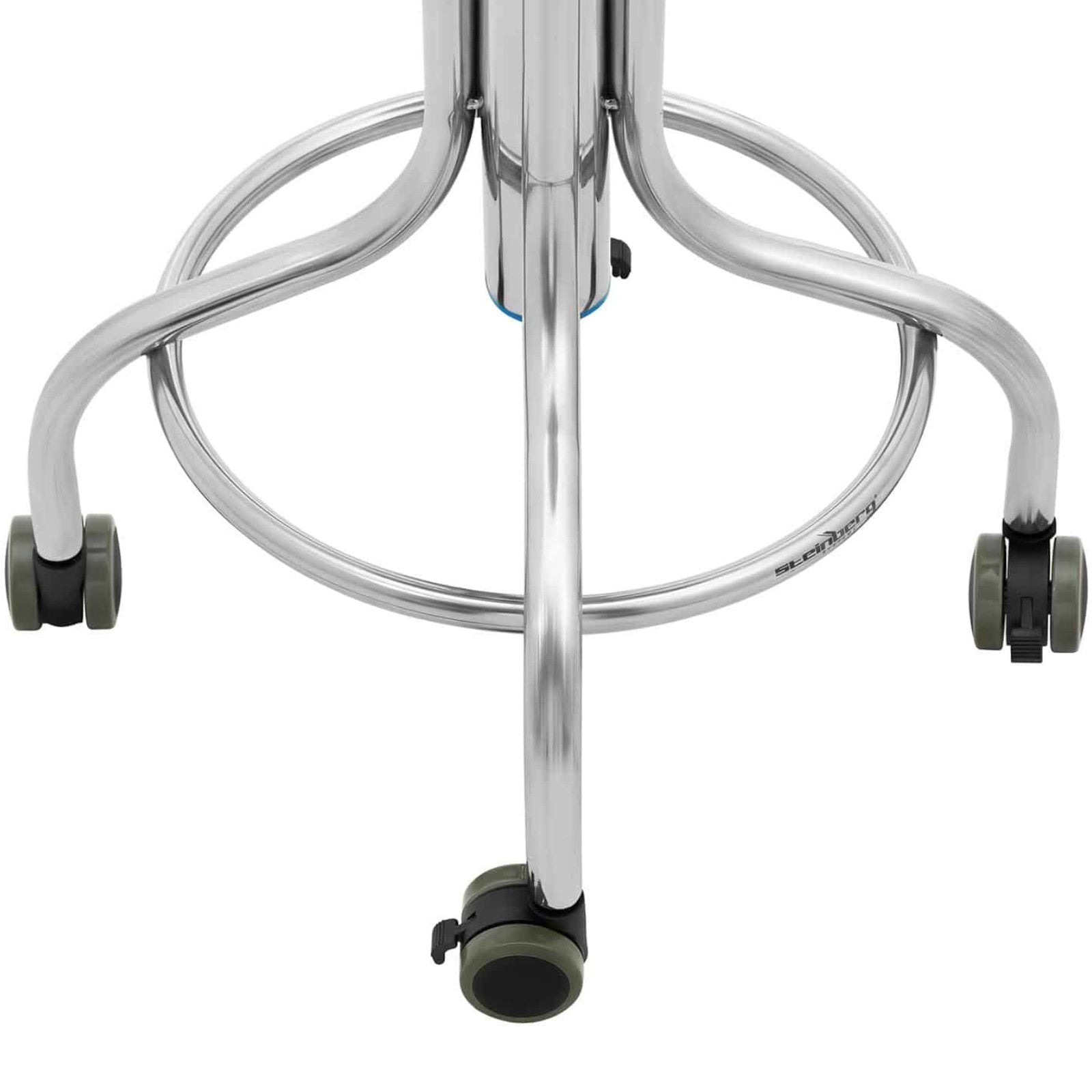 Steinberg Systems Stool, workshop laboratory stool, stainless steel, 45-60 cm, up to 100 kg – image 3