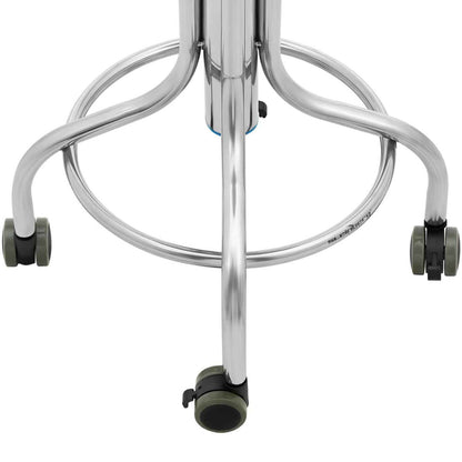 Steinberg Systems Stool, workshop laboratory stool, stainless steel, 45-60 cm, up to 100 kg – image 3