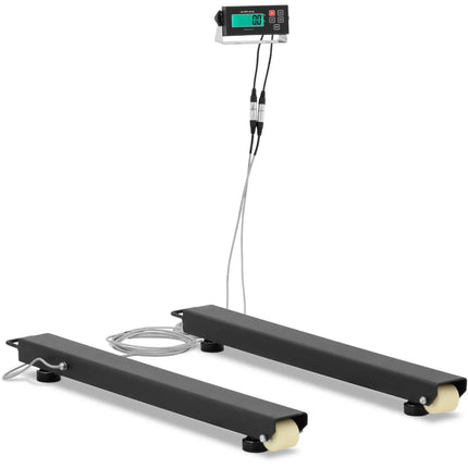 Steinberg Systems Skid beam pallet scale LCD 2500 / 0.5 kg 1000 x 100 mm – image 2